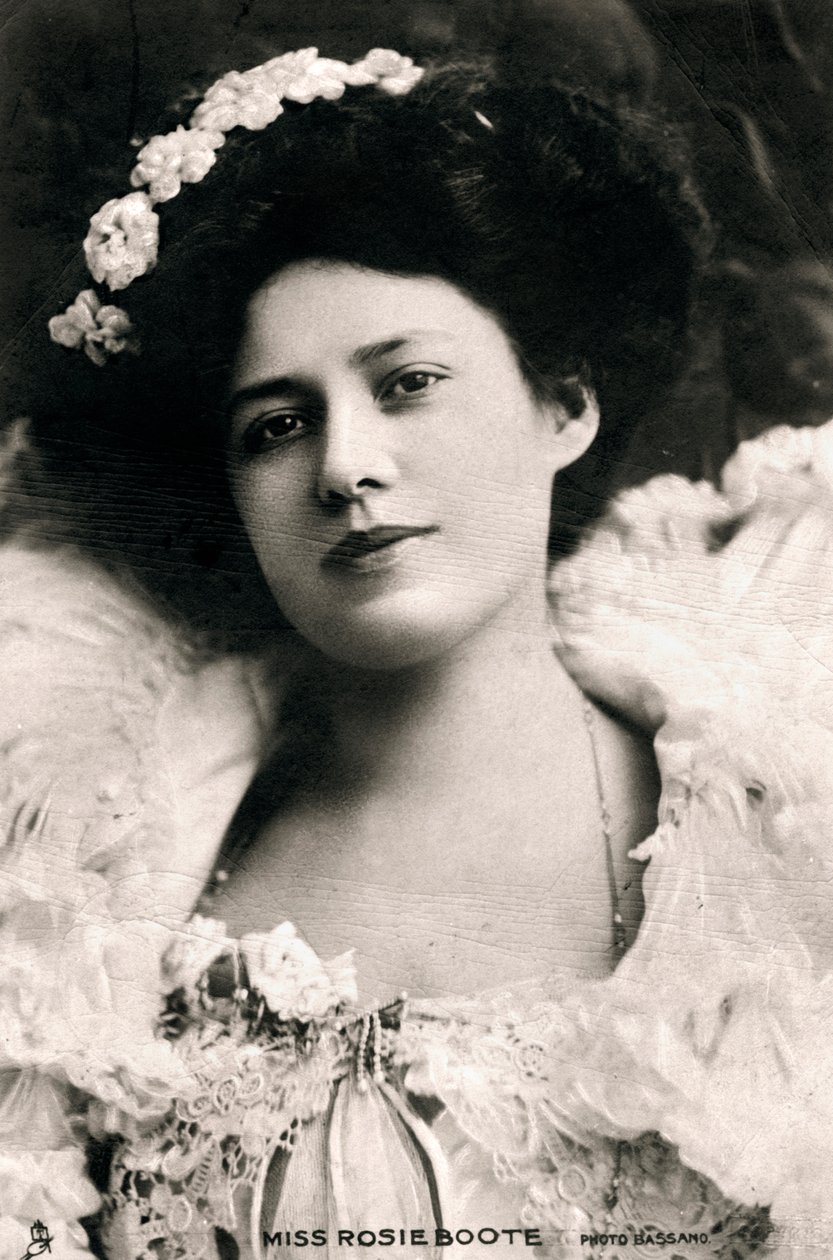 罗西·布特（Rosie Boote）1878-1958年，英国女演员，1905年。 作者 巴萨诺工作室