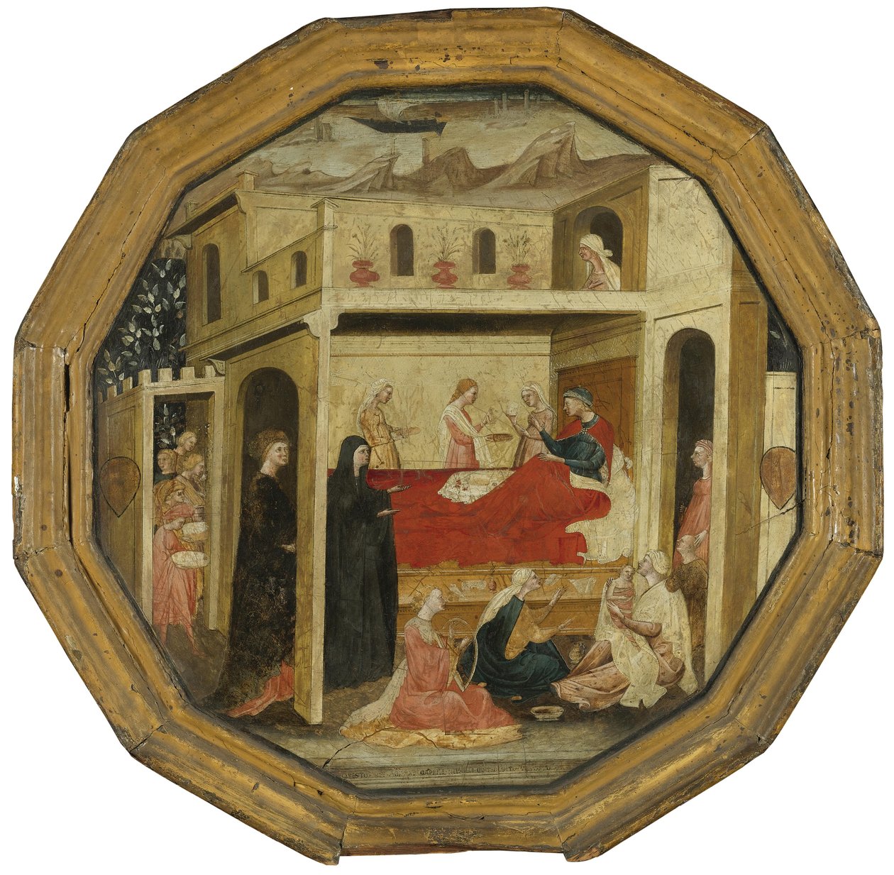 4月25日，Montauri诞生盘。 作者 Batrolomeo di Fruosino