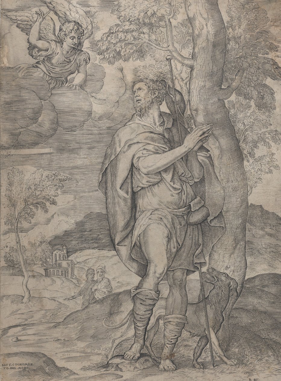 圣罗克，1535-73。 作者 巴蒂斯塔·德尔·莫罗