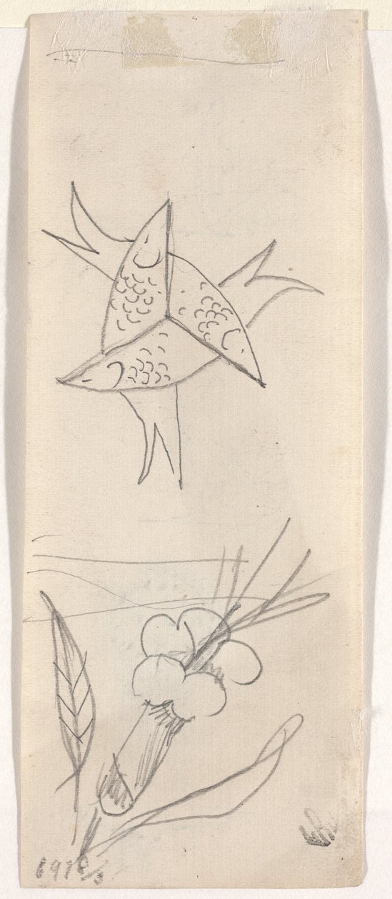素描纸[背面] 作者 比阿特丽斯·戈德温·惠斯勒