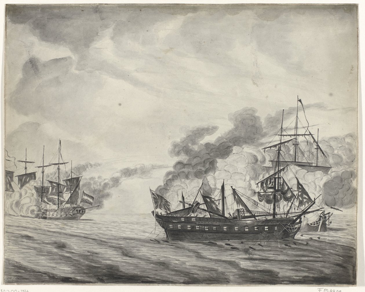 加的斯海战，1781 年 作者 比克曼