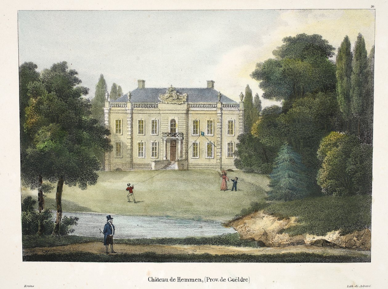 Hemmen Castle，c.1895（photochrom） 作者 比利时学校