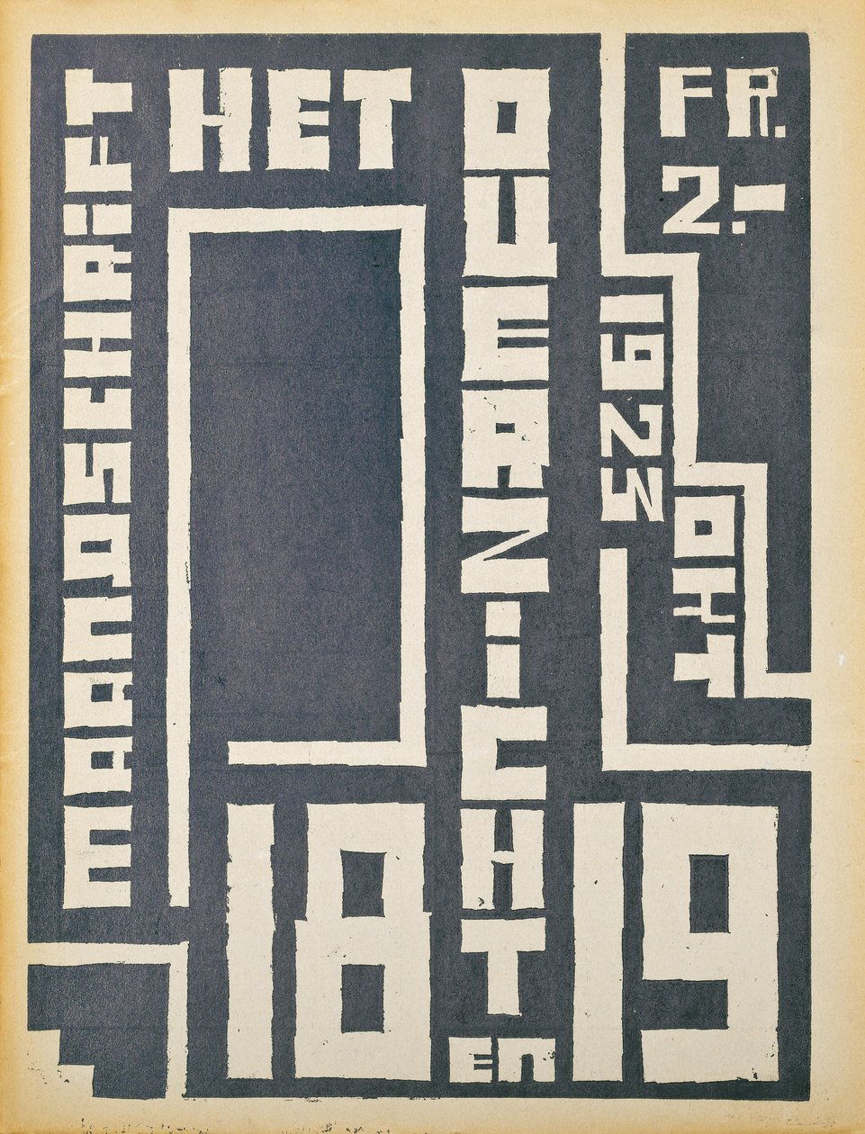 1923年《概述》杂志的封面，1923年 作者 比利时学校