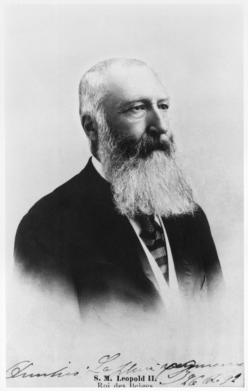 利奥波德二世（1835-1909）比利时国王的肖像 作者 比利时学校
