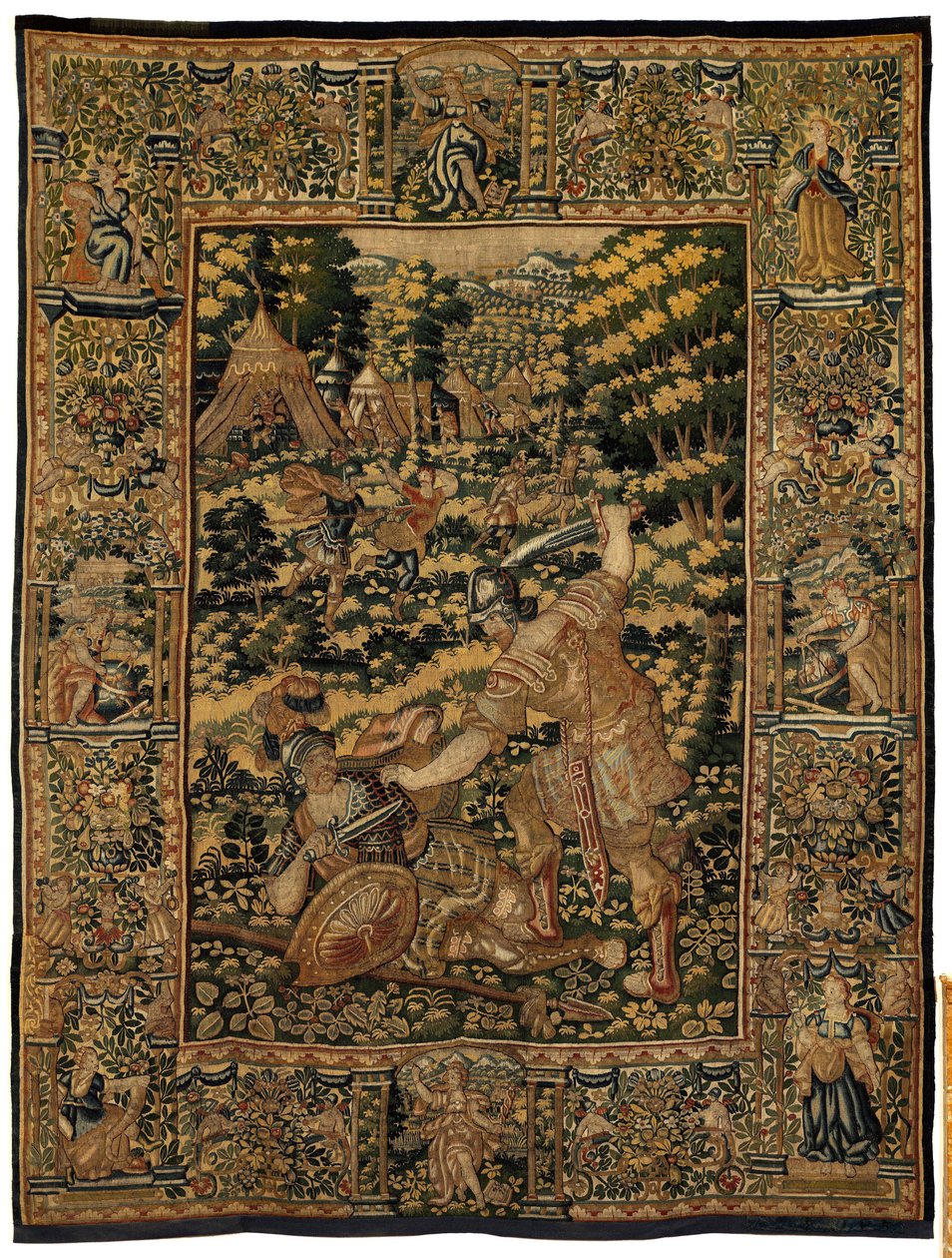 居鲁士二世大帝的故事，约 1590 年（挂毯） 作者 比利时学校