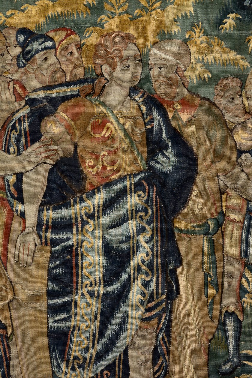 居鲁士二世大帝的故事，c.1590（挂毯） 作者 比利时学校