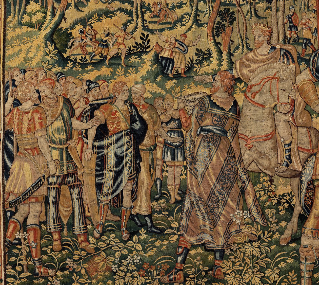 居鲁士二世大帝的故事，c.1590（挂毯） 作者 比利时学校