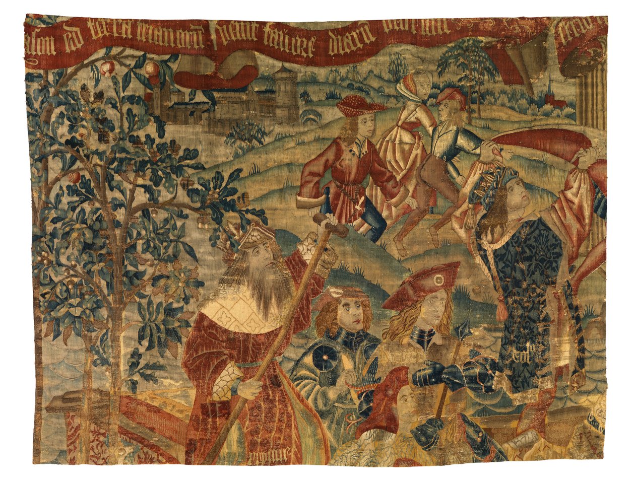 挂毯，杰森寻找金羊毛，可能来自图尔奈，c.1510（羊毛） 作者 比利时学校