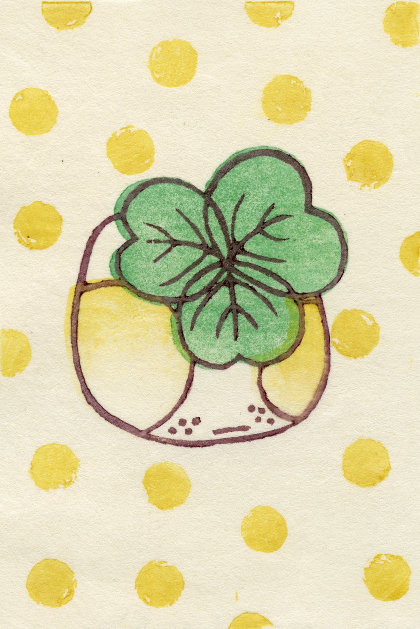 Clover Violet，2012（在woodhi上的woodblock） 作者 贝拉·拉尔森（Bella Larsson）