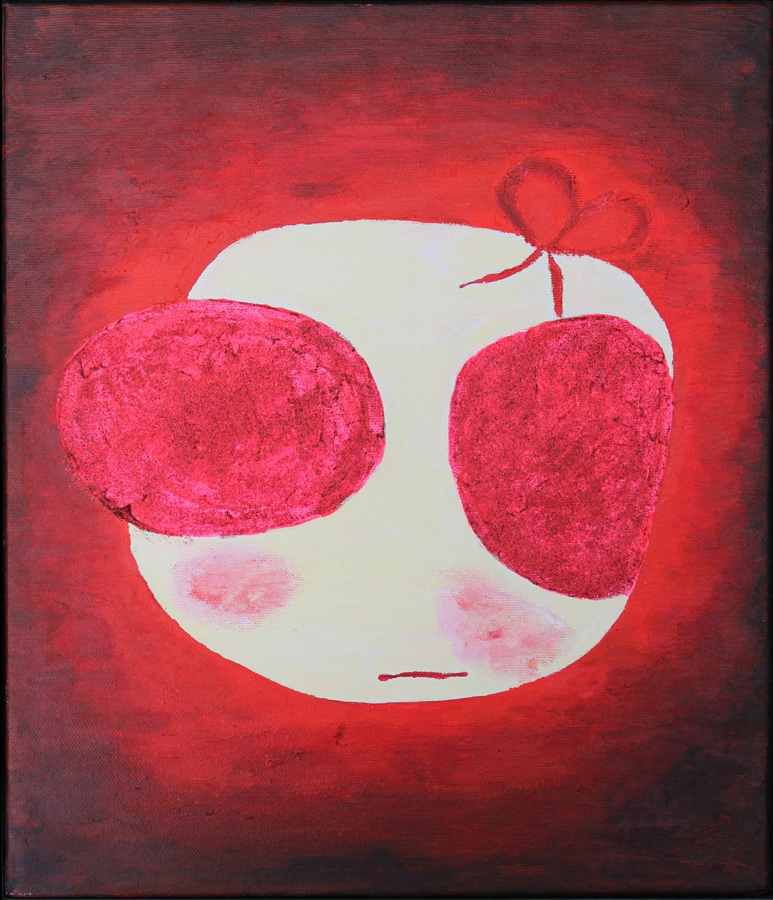 Saint Violet，2004年（画布上的油画和闪光） 作者 贝拉·拉尔森（Bella Larsson）