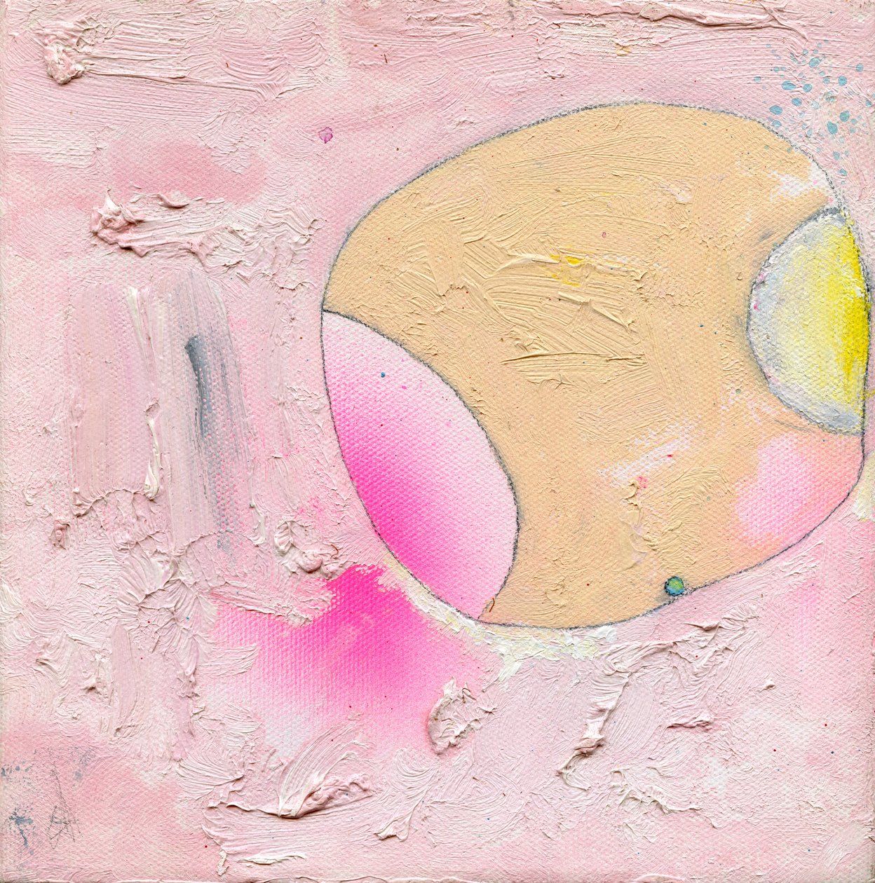 Sing Sing Song，2005（丙烯酸，油画，喷漆和铅笔画布） 作者 贝拉·拉尔森（Bella Larsson）