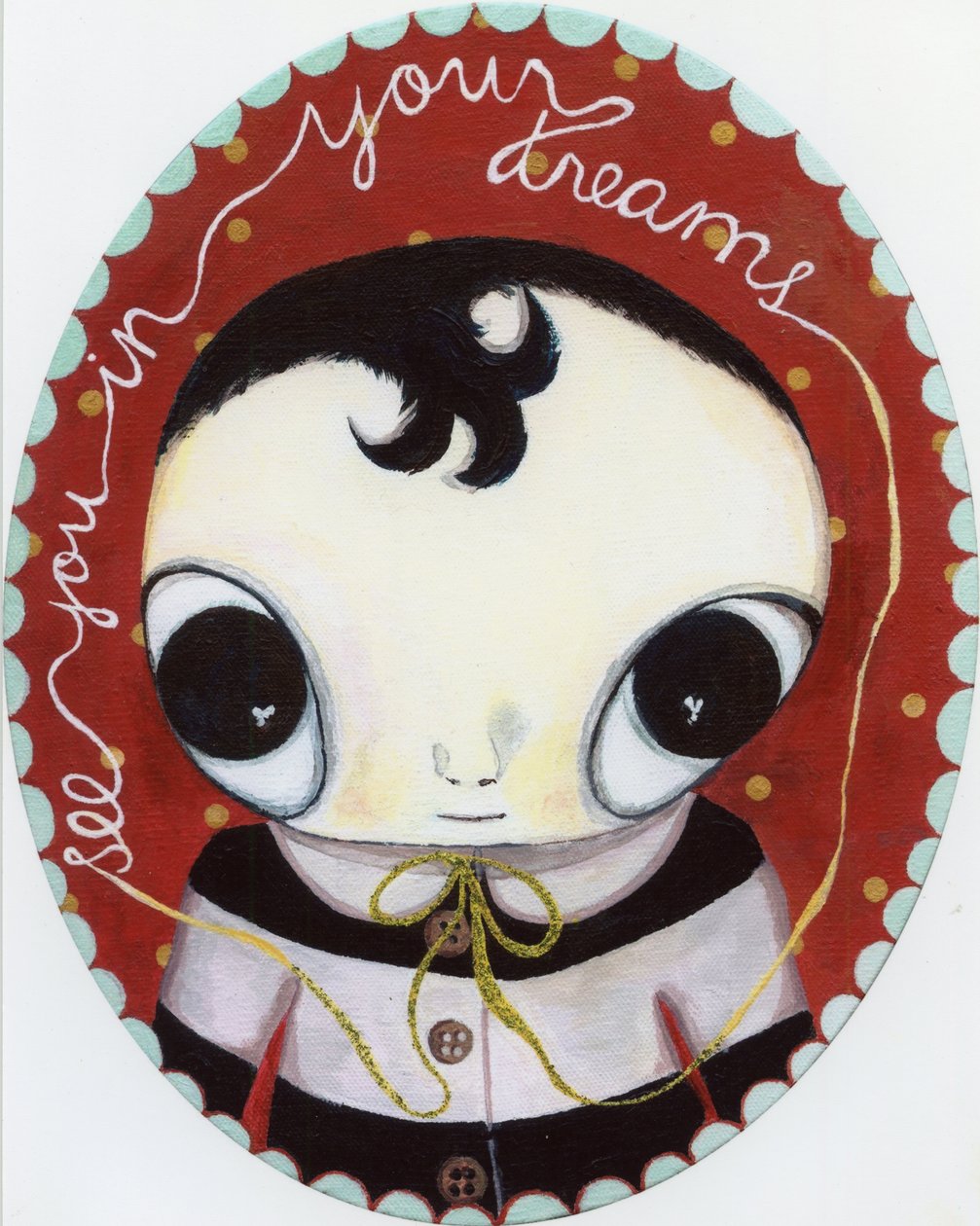 See you in your Dreams, 2010, oil on canvas 作者 贝拉·拉尔森（Bella Larsson）
