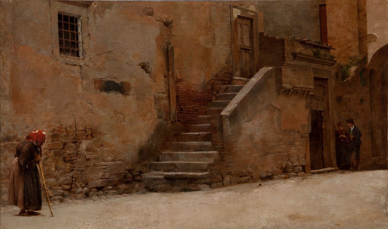 在ItalynPortugues街：Rua da Italian 作者 Belmiro de Almeida