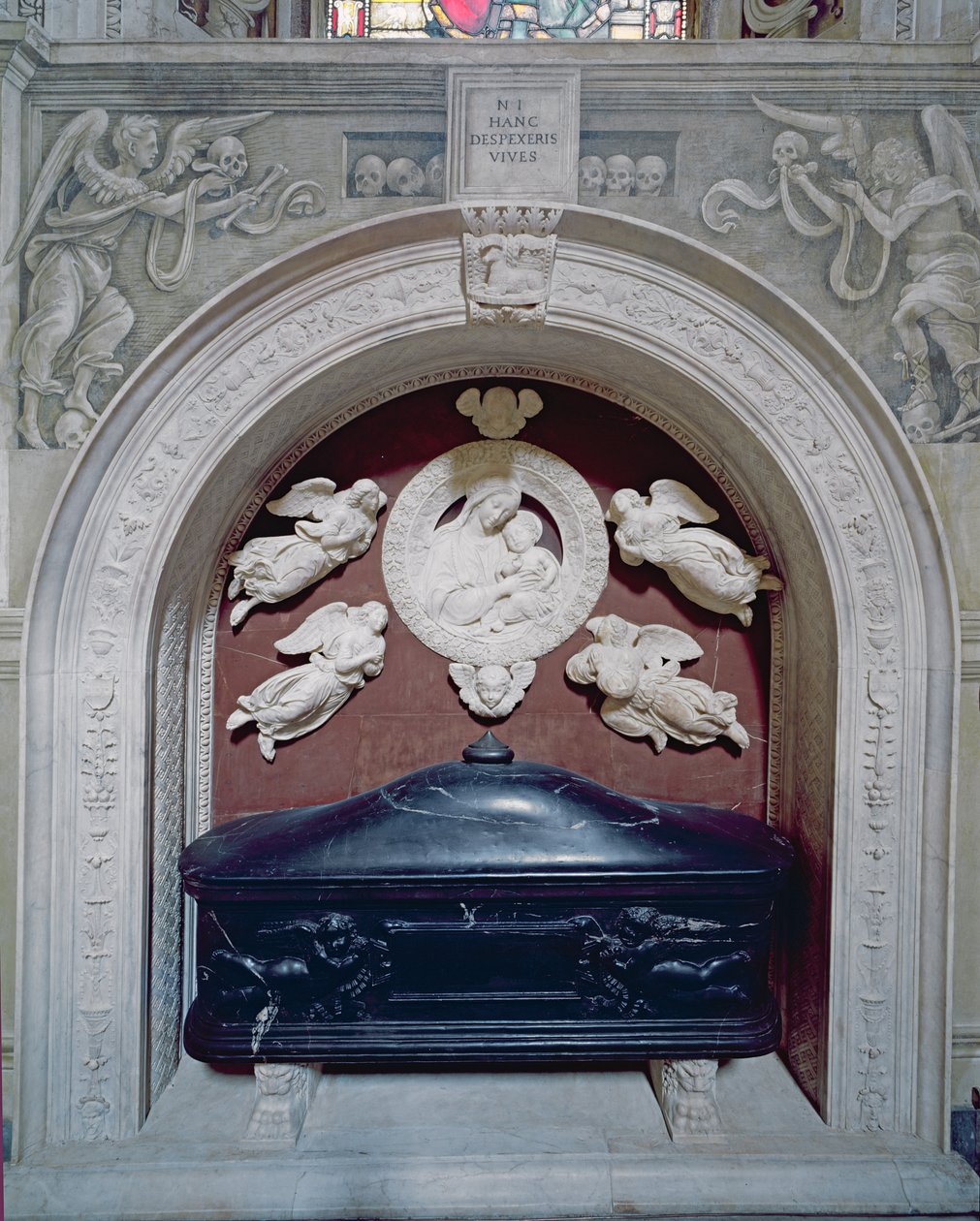 Filippo Strozzi墓（1428-91）位于Strozzi教堂，1491-95（大理石） 作者 贝内代托·达·马亚诺