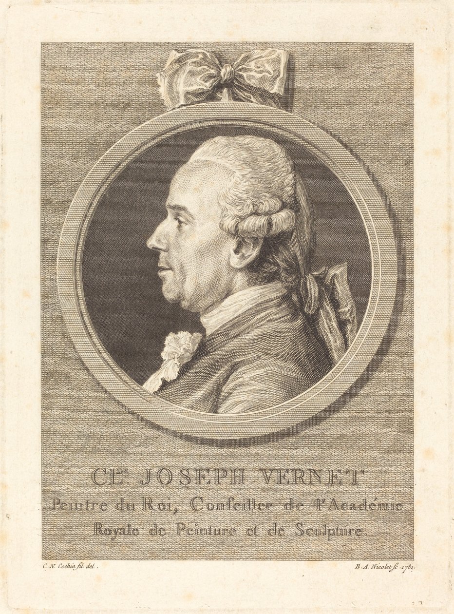 Claude Joseph Vernet 作者 查尔斯·尼古拉斯·科钦二世之后的本尼迪克特·阿尔方斯·尼科莱特