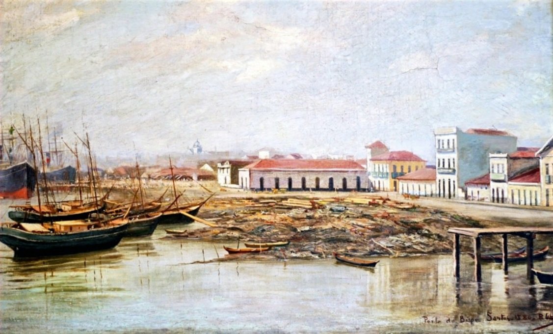 1886年主教港 作者 贝尼迪托·卡利克斯托（Benedito Calixto）