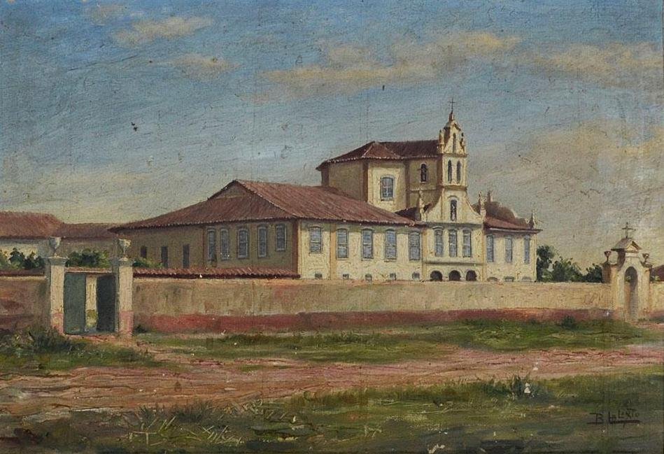 回忆圣保罗圣母圣殿 -  1860年 作者 贝尼迪托·卡利克斯托（Benedito Calixto）