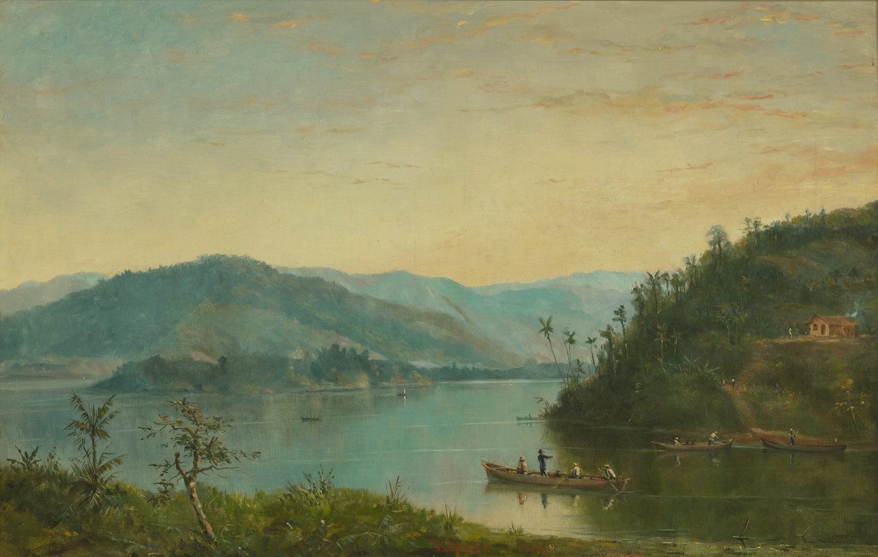 Benedito Calixto - 伊坦哈埃姆河，南太平洋省，1896 年 作者 贝尼迪托·卡利克斯托（Benedito Calixto）
