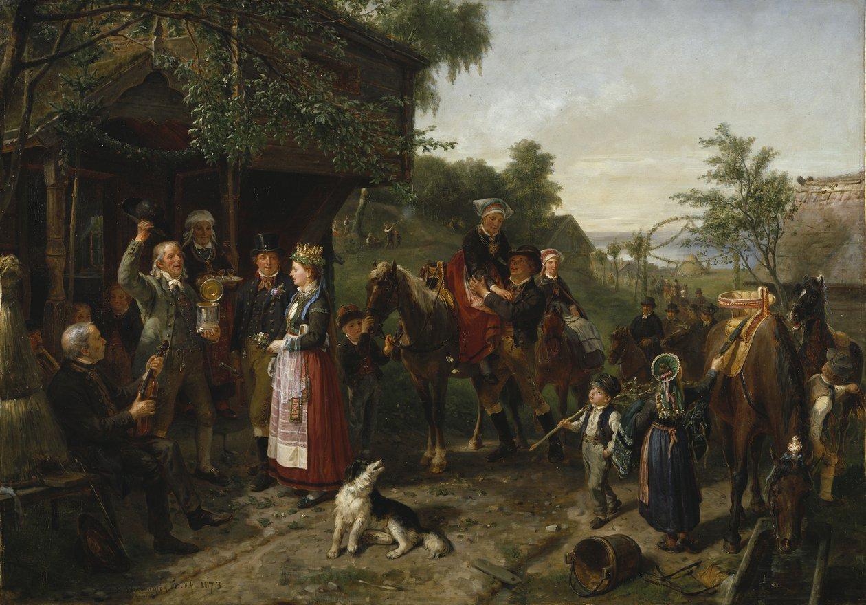 1873年的Värend婚礼 作者 本特·诺登伯格
