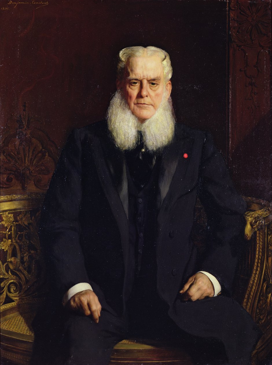 Alfred Chauchard（1821-1909）1896年的肖像 作者 让·约瑟夫·本杰明·康斯坦斯
