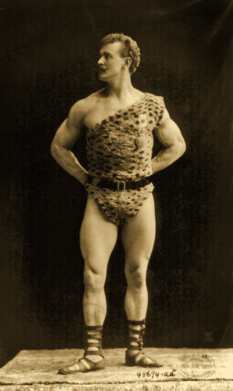 Eugen Sandow，古典古希腊罗马姿势，c.1894 作者 本杰明·福克