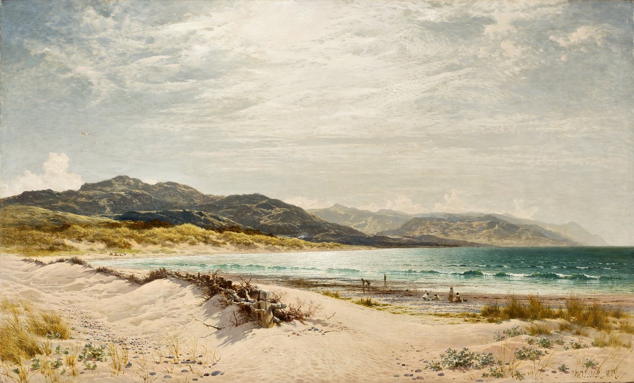 坎布里亚海岸，1889年 作者 本杰明·威廉姆斯（Benjamin Williams）领导人