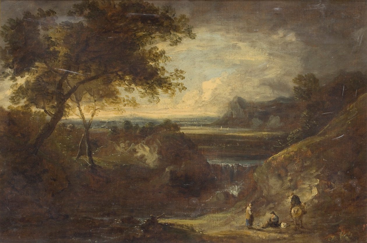有人物的风景》，1796-1838年 作者 本杰明·巴克