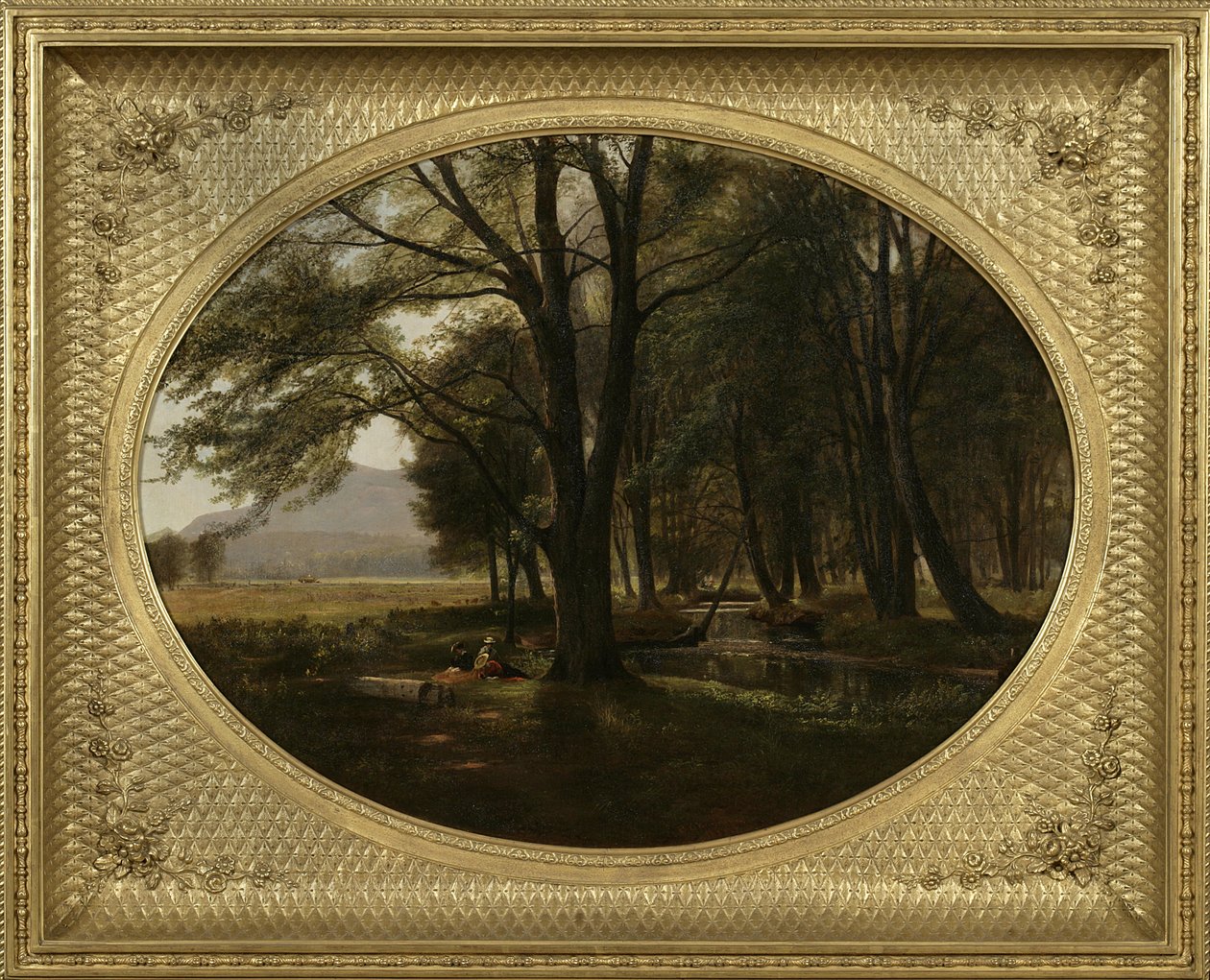 康威谷，1855-57 作者 本杰明·香普尼（Benjamin Champney）