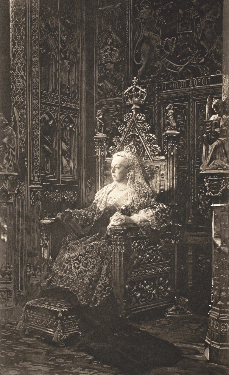 维多利亚女王，1901年。   作者 本杰明·康斯坦