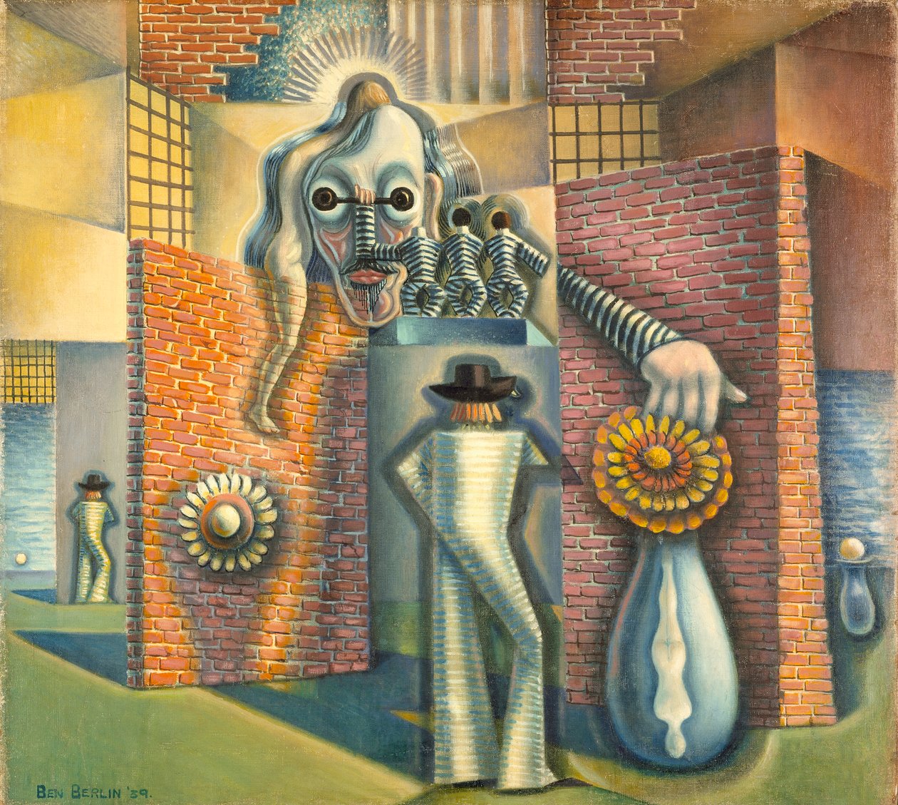 无题（超现实抽象），1939年 作者 本杰明·柏林