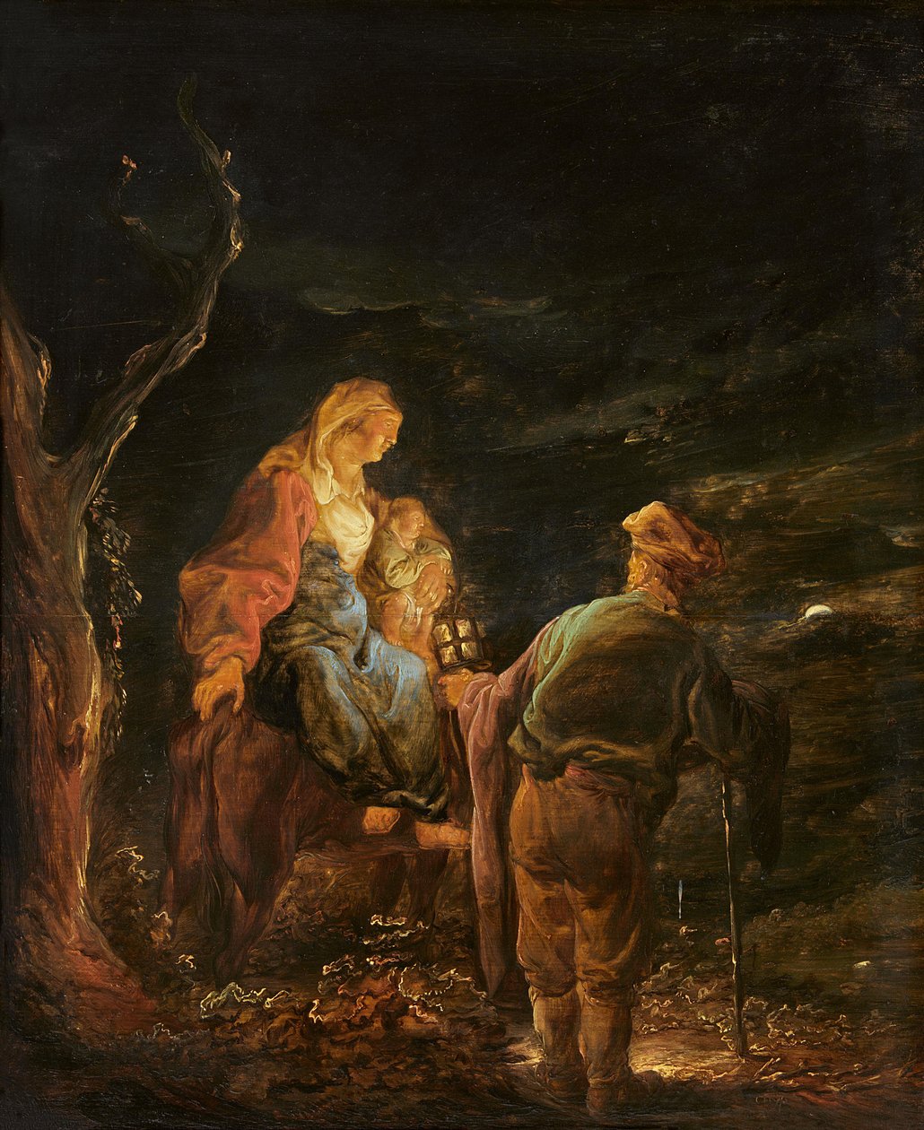 飞往埃及途中的休息 作者 本杰明 Gerritsz Cuyp