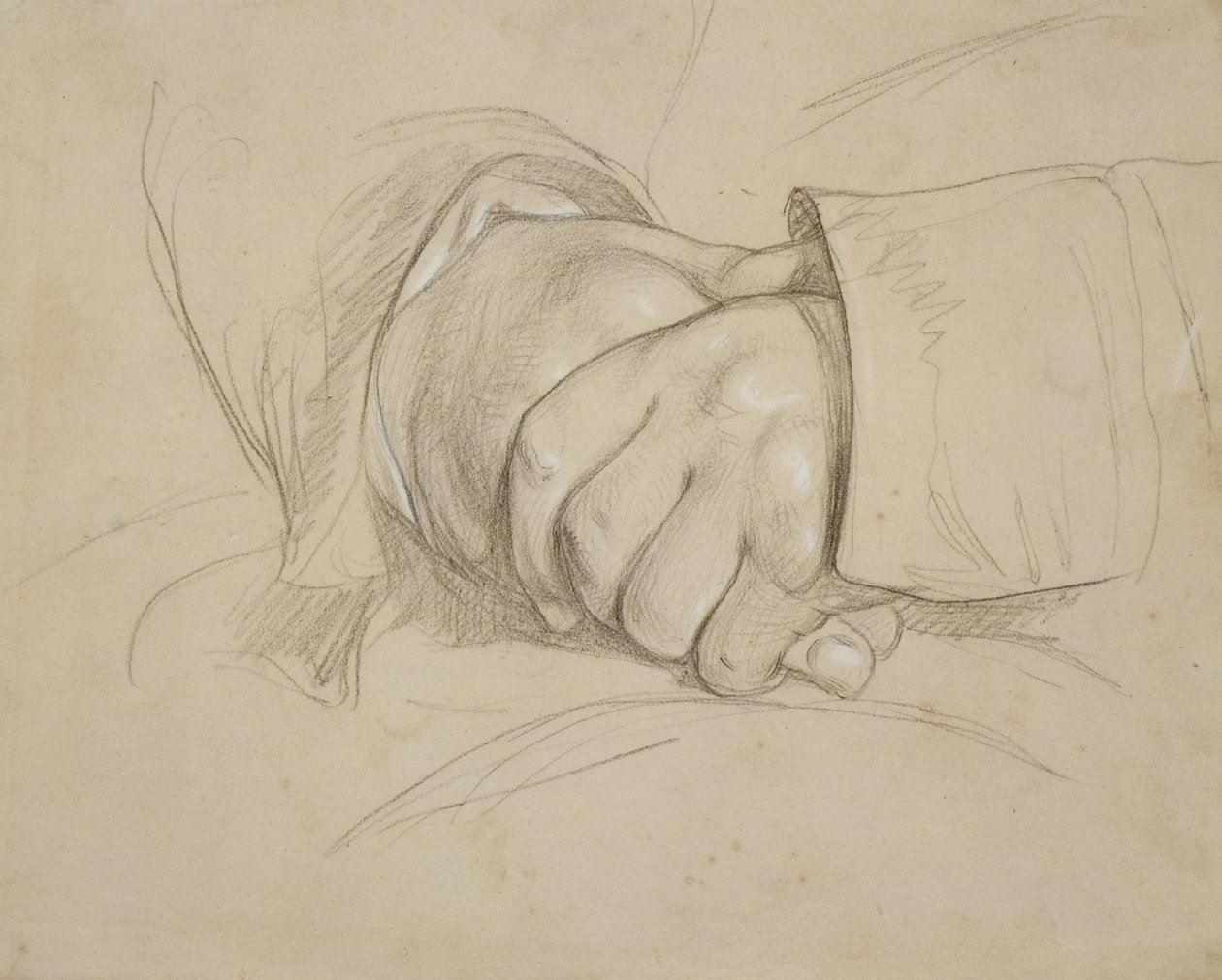 Clasped Hands，据说是Poet William Wordsworth的那些人 作者 本杰明·海顿