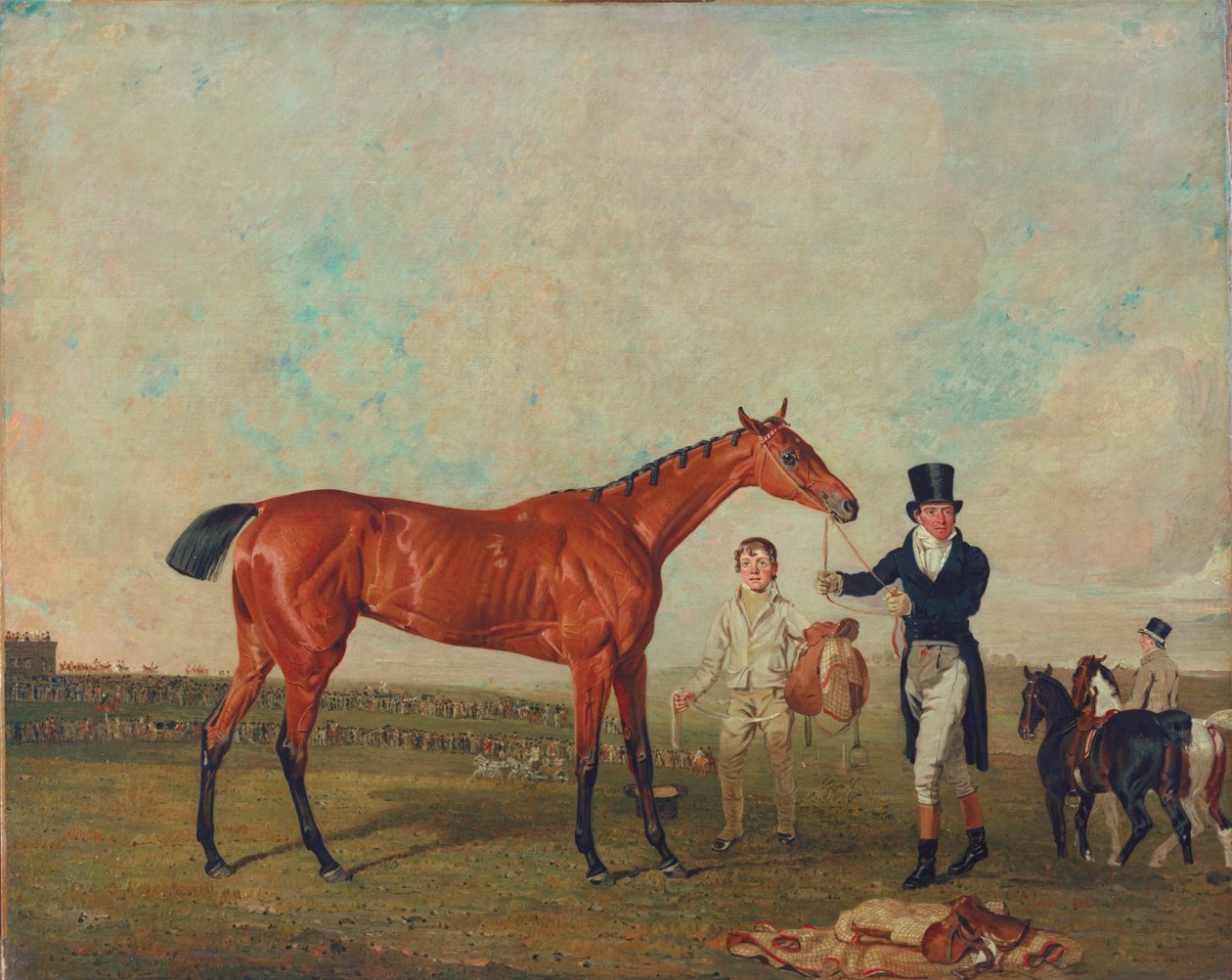 Shoveller由她的教练Will Chifney举办，1819年 作者 本杰明·马歇尔