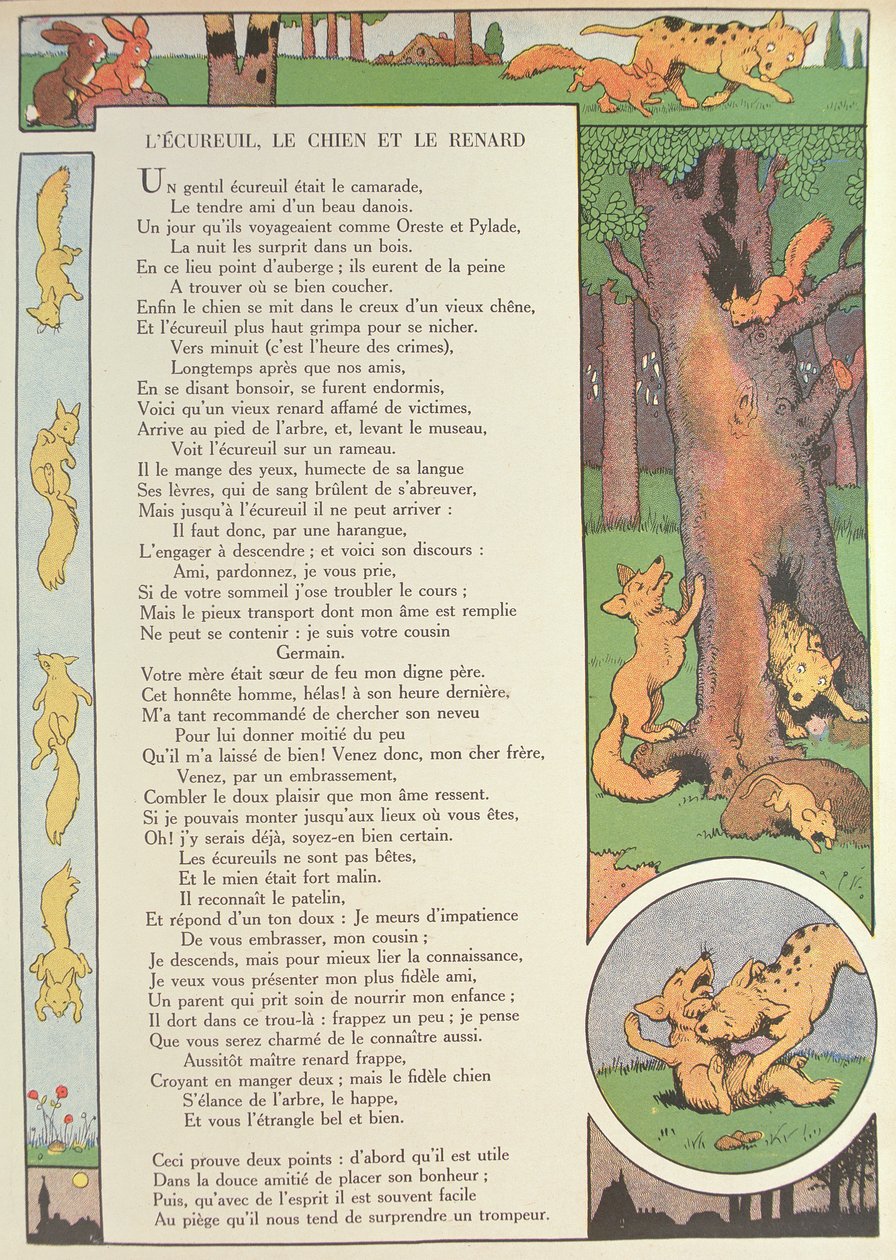 The Squirrel, the dog and the fox, from 