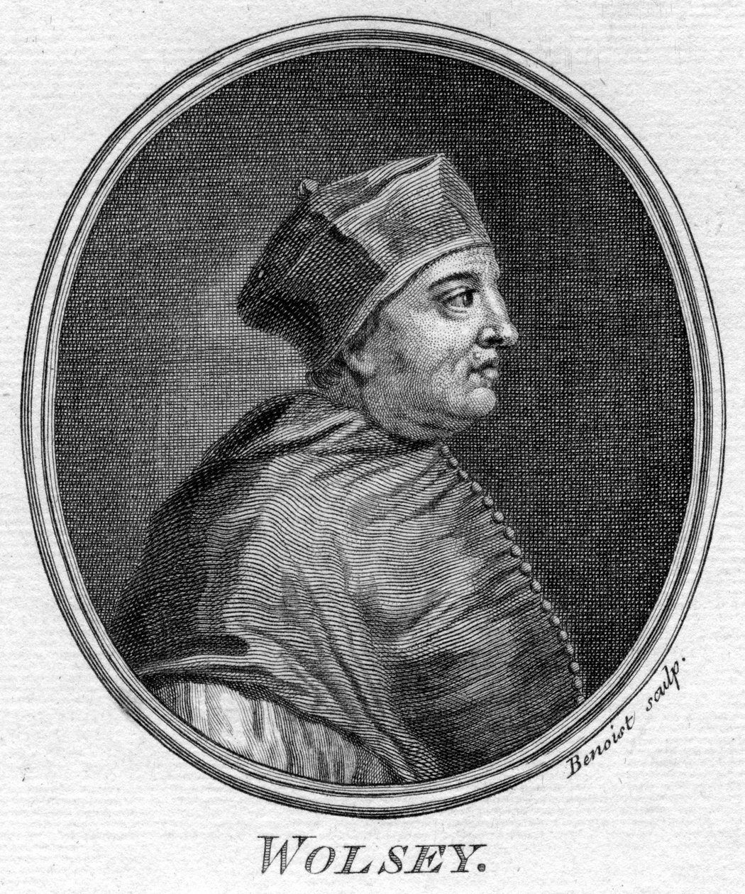 托马斯·沃尔西（Thomas Wolsey）c1475-1530，英国政治家。 作者 贝诺派