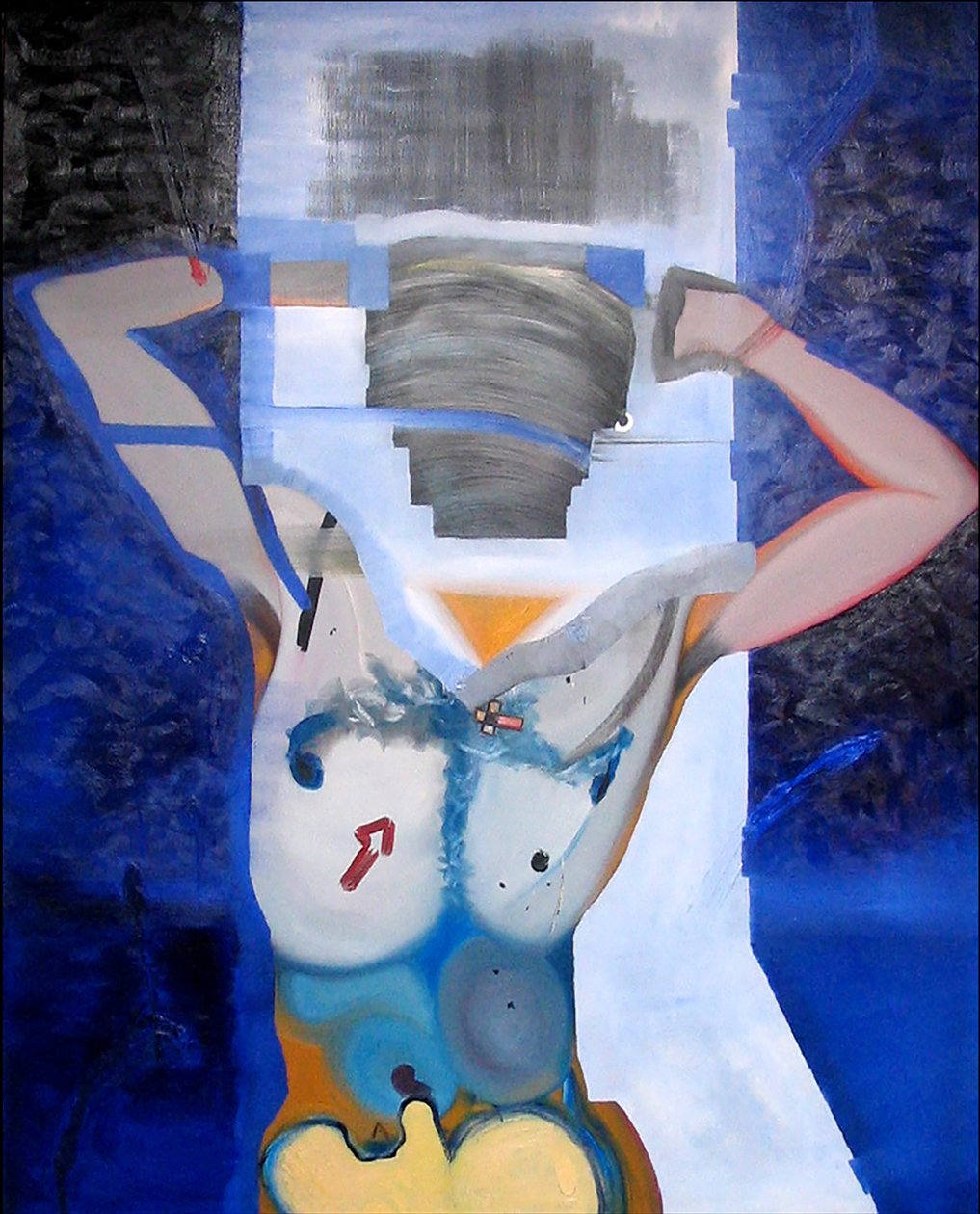 自由人，2006 年（布面油画和丙烯画） 作者 伯努瓦·埃尔万·布歇罗