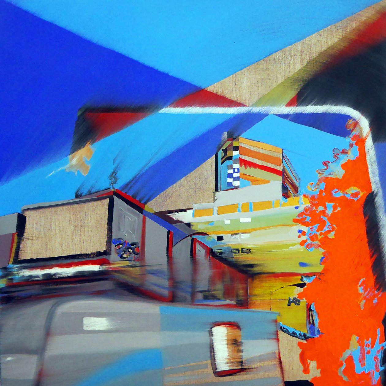 墨西哥 2》，2016 年（布面油画） 作者 伯努瓦·埃尔万·布歇罗