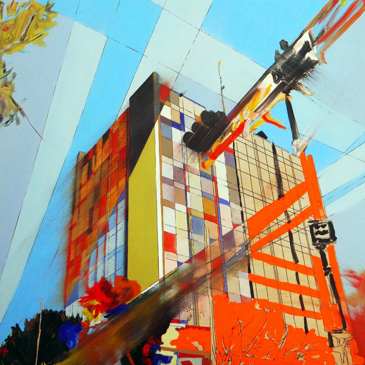 墨西哥 3》，2016 年（布面油画） 作者 伯努瓦·埃尔万·布歇罗
