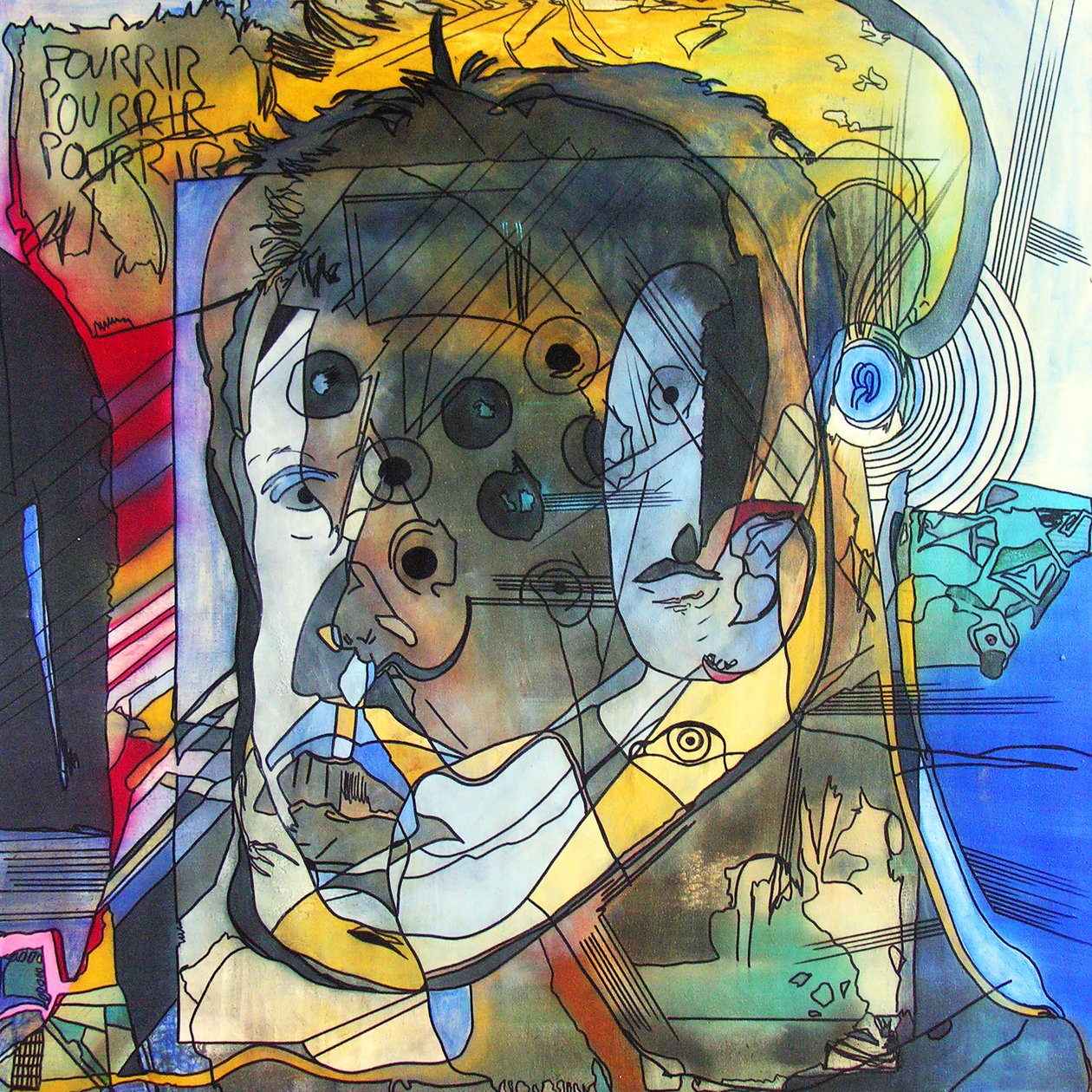 Pourrir，2007 年（布面油画） 作者 伯努瓦·埃尔万·布歇罗