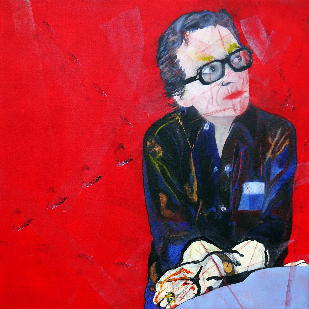 红杜拉斯 2》，2013 年（布面油画） 作者 伯努瓦·埃尔万·布歇罗