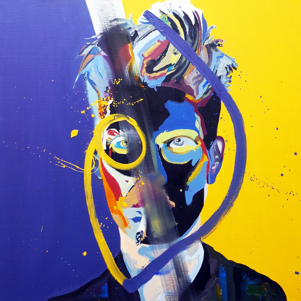 肖像画：阿斯特丽德，2016（布面油画） 作者 伯努瓦·埃尔万·布歇罗