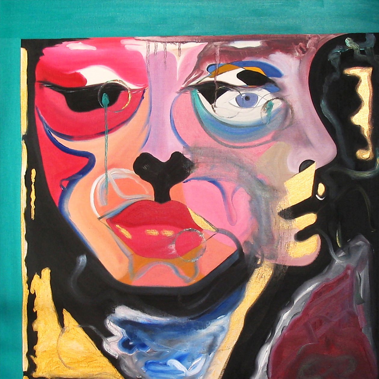 素描：活人练习 2，2005 年（布面油画） 作者 伯努瓦·埃尔万·布歇罗