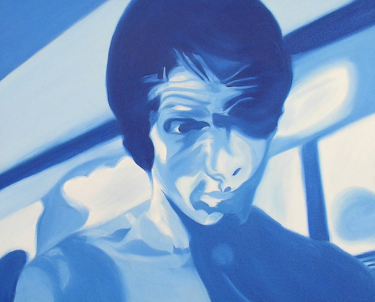 素描：塞巴斯蒂安》，2005 年（布面油画） 作者 伯努瓦·埃尔万·布歇罗