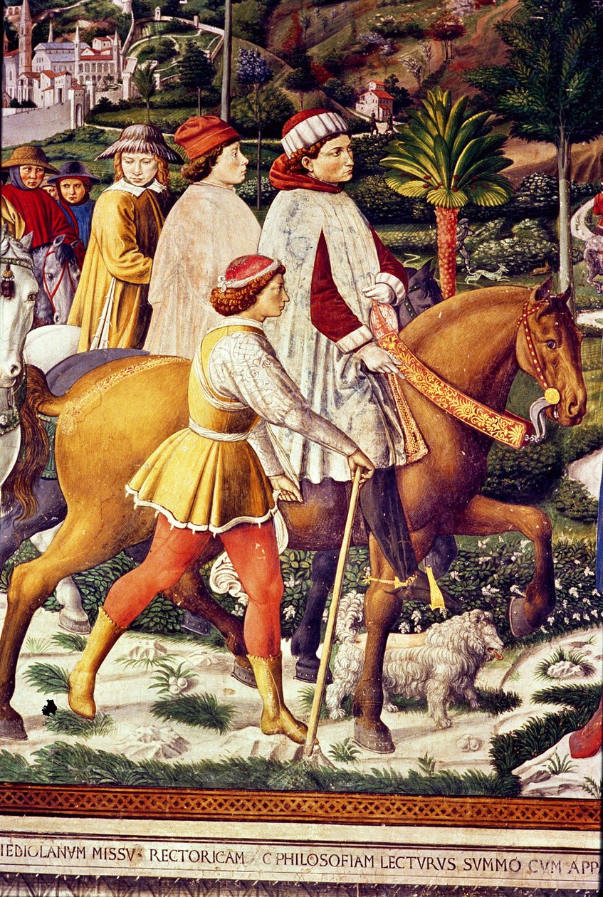圣奥古斯丁的生活（详情） 作者 Benozzo di Les di Sandro Gozzoli