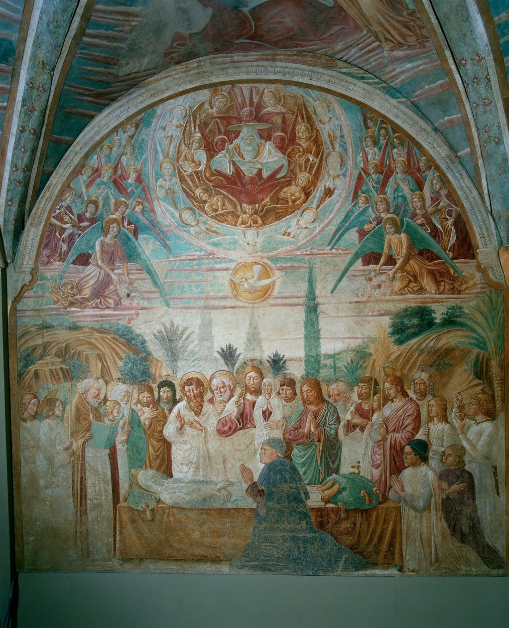 圣母之死 作者 Benozzo di Les di Sandro Gozzoli