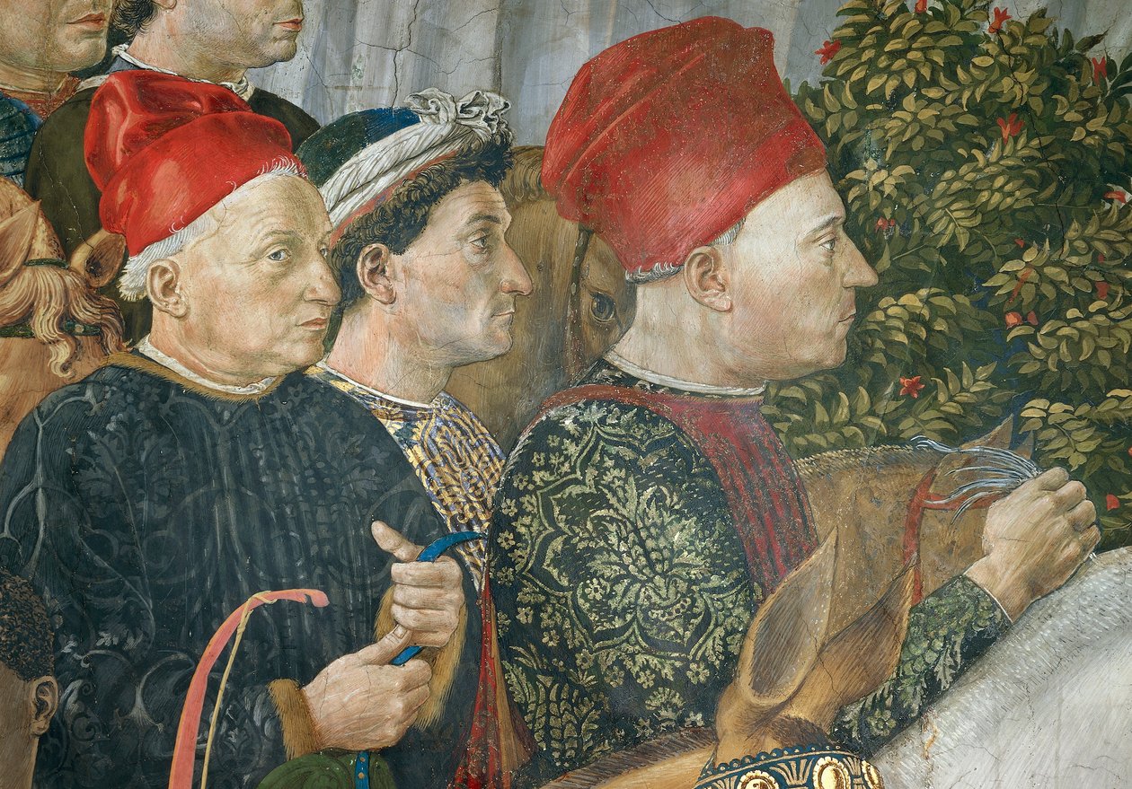 麦琪国王到伯利恒的游行队伍 作者 Benozzo di Les di Sandro Gozzoli