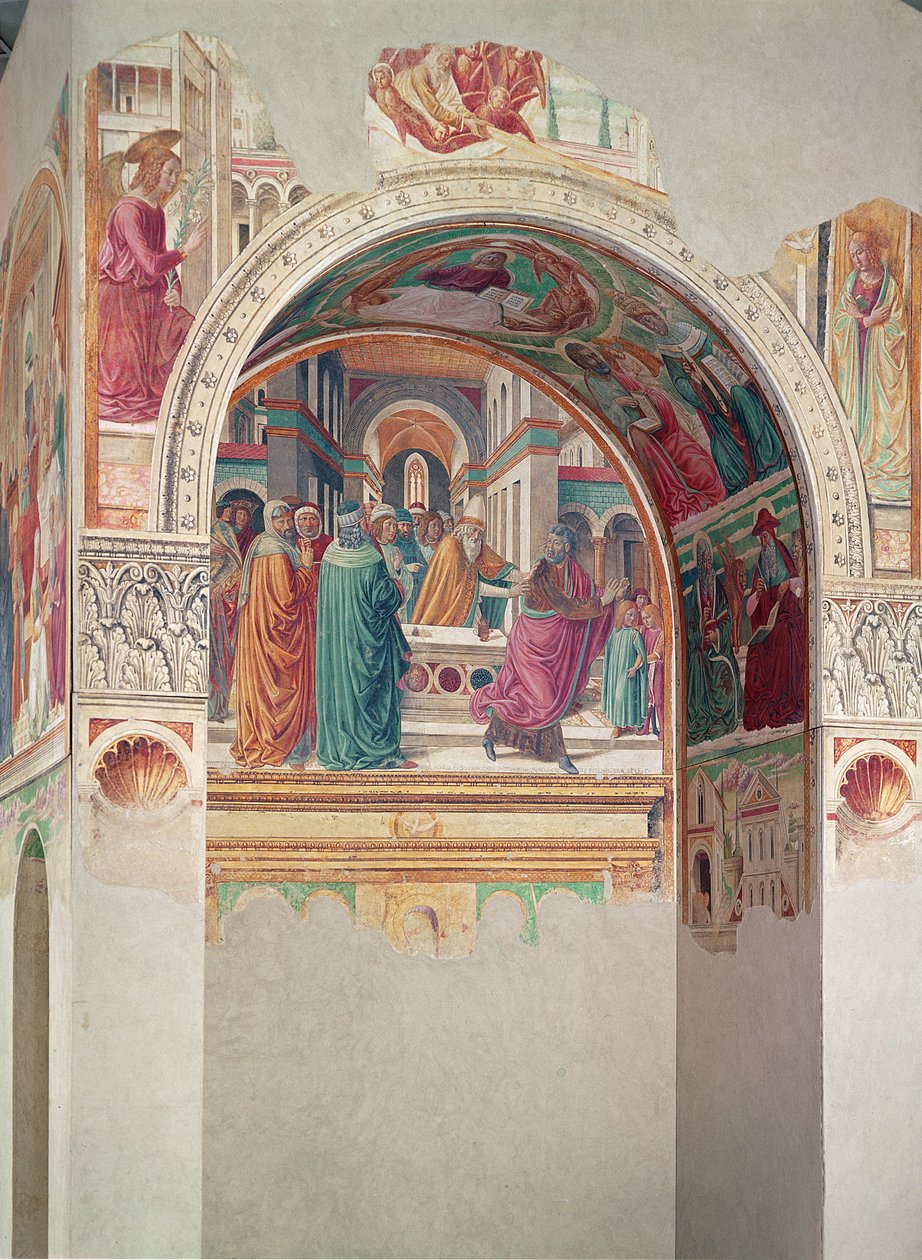 探访的帐幕：1491年从圣殿中释放约西姆 作者 Benozzo di Les di Sandro Gozzoli