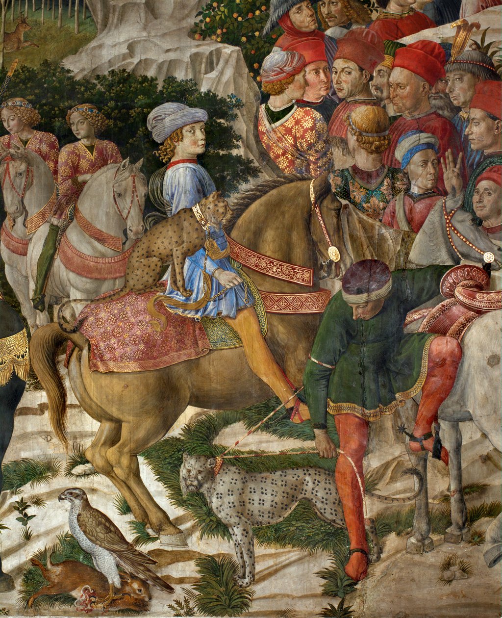 玛吉的崇拜》（壁画） 作者 Benozzo di Les di Sandro Gozzoli