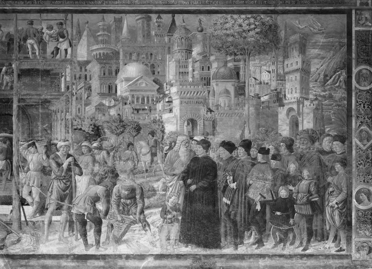 巴别塔 作者 Benozzo di Les di Sandro Gozzoli