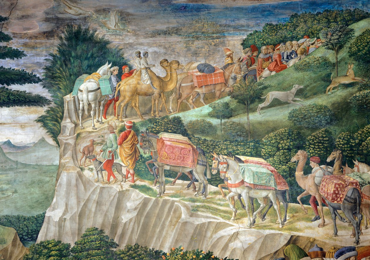 麦琪的骑兵队 作者 Benozzo di Les di Sandro Gozzoli